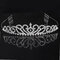 Элегантный Свадебное Свадебный тиара горный хрусталь хрустальная корона Pageant выпускного вечера Волосы оголовье - # 3