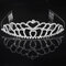Elegante Boda Tiara nupcial Rhinestone Crystal Crown Pageant Prom Cabello Diadema - # 2
