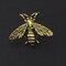 Retro Wild Small Bee Brooch Gold Silver Metal Alloy Pin Buckle Brooch Women Jewelry - Gold