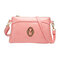 Women Casual Elegant Lattice Crossbody Bags Ladies Leisure Shopping Shoulder Bags - Pink