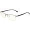 Mens Anti-fatigue Anti-blue Light Fake Glasses Bendable Business Computer Eye Protection Glasses - Gray