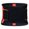 Mens Adjustable Waist High Elasticity Tummy Tuck Belt Safety Sports Fitness Body Shapewear - Orange