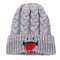 Children Kids Knit Wool Cap Boy Girl Baby Winter Warm Cute Hat - Gray