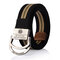 125CM Mens Canvas Double Ring Zinc Alloy Buckle Belt Outdoor Military Tactical Jeans Waistband - #12