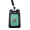 Multi-colors PU Leather Casual Hanging Card Holder Bags - Black