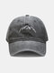Unisex Cotton Outdoor Sports Washed Made-old Mountaineering Fishing Sunscreen Sunshade Baseball Cap - Gray