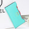 Women Bow-Knot PU Multi-card Holders Wallet Card Bag Elegant Clutches - Blue