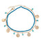 Bohemian Womens Anklet Summer Beach Multilayer Blue Bead Coin Pendant Ankle Bracelets Ring - Gold