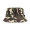 Mens Cotton Summer Breathable Camouflage Bucket Cap Outdoor Beach Sun Cap Sunshade Visor Panama Hat - Purple