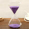 3/5 Minutes Sandglass Temporizador de cozinha Crystal Hourglass Craft Gift Ornament Home Decor - Roxa