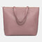 女性キーホルダーマルチポケット大容量ラップトップバッグブリーフケースビジネスハンドバッグ - ピンク
