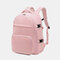 Women Multifunction Waterproof Casual Travel Backpack - Pink
