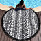 150cm Europäischer Stil Polyesterfaser Strand Yoga Tuch Rundes Bettuch Wandteppich Tischtuch - C.