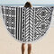 150cm Europäischer Stil Polyesterfaser Strand Yoga Tuch Rundes Bettuch Wandteppich Tischtuch - M.