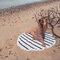 150cm Europäischer Stil Polyesterfaser Strand Yoga Tuch Rundes Bettuch Wandteppich Tischtuch - D.