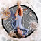 150cm Europäischer Stil Polyesterfaser Strand Yoga Tuch Rundes Bettuch Wandteppich Tischtuch - B.