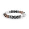 Trendy 8mm Buddha Beads Bracelets Natural Stone Casual Gradient Beaded Bracelets for Men Gift - Colorful