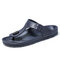Men EVA Beach Buckle Home Casual Clip Toe Slippers - Blue