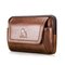 Genuine Leather Vintage 6 Inch Phone Bag Waist Bag Crossbody Bag For Men - Brown 1