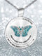 Vintage Libelle Damen Halskette Kolibri Schmetterling Glas Anhänger Halskette - #04