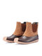 Comfy Splicing Warm Lined WaterProof Slip Resistant Women's Rain Boots - Brown-2