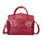 Brenice Embossed Flower Handbags Vintage Chinese Shoulder Bags - Red