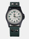 5 Colors Stainless Steel Casual Simple Calendar Frosted Belt Strap Quartz Watch - Green