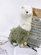Women Lamb Wool Chain Cute Cartoon Alpaca Shape Soft Creative Small Shoulder Bag Crossbody Bag - Green
