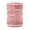 Rotatable Acrylic Cosmetic Case Bathroom Skin Care Plastic Storage Box - Pink