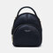 Women Solid Phone Bag Casual Handbag Headphone Plug Crossbody Bag  - Black