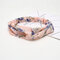 Print Cross Headband Outdoor Hair Accessories Elastic Hair Band Chiffon Silk Headband - #04