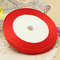 6mm 25Yards Reel Grosgrain Ribbon Wedding Birthday Decoration Party Gift Candy Box  - Red