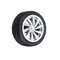 4PCS Alloy Wheels Tire Set Rims & Axles Model Car For 1/64 Modified Vehicle  - #13