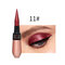 15 colori Shimmer Eyeshadow bastone Waterproof Brillare Eye Shadow Lunga tenuta Soft Eyeliner Trucco - 11