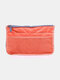 Unisexual Daron Fabric Casual Large Capacity Travel Bag Multifunctional Storage Bag - Orange