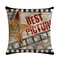 1 PC Vintage Retro Movie Projector Cinema Printed Linen Cushion Cover Home Sofa Decor Throw Pillow Cover Pillowcases - #9