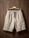 Mens Solid Cotton Casual Drawstring Waist Shorts With Pocket - Khaki