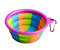 Camouflage Silicone Bowl Collapsible Portable Out Pet Bowl Cat And Dog Universal - Purple
