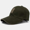 Visor Cotton Baseball Caps Outdoor Adjustable Sports Hat Leisure Baseball Caps - Army Green