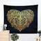 Bohemian Indian Geometric Moon Background Wall Hanging Tapestry Home Decor Painting Yoga Mat - #7