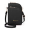 Women Multi-Slot Comestic Crossbody Bag Mini Phone Bag - Black