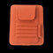 Clip di carta per parasole per auto in pelle multifunzionale - arancia