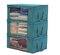 1 Pc Non-Woven Folding Storage Tote Quilt Storage Bag Storage Clothes Dustproof Clothes Storage Containers - Blue