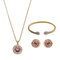 JASSY® Luxury 12 Months Birthstone Jewelry Set Lucky Zodiac Birthday Gemstone Best Gift for Women - June