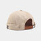 Men & Women Brimless Caps Hip-hop Hats Fasion Skull Caps Round Wheel Logo - #02
