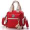 قماش متعدد الوظائف عارضة الأم حقيبة يد حقيبة الكتف حقيبة crossbody حقيبة الظهر - أحمر