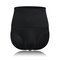 High Waist Compression Skinny Brief Breathable Elastic Butt Lifting Compression Shapewear - Black