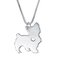 Ожерелье в форме милой собаки из сплава - #10