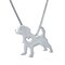Ожерелье в форме милой собаки из сплава - #11