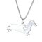 Ожерелье в форме милой собаки из сплава - #3